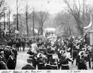 Bands Gallery: Trevethoe, Churchtown, Lelant, near St Ives, Cornwall. 1902
