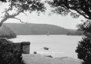 View of River Fal from Tregothnan, St Michael Penkivel, Cornwall. Probably early 1900s View of River Fal from Tregothnan, St Michael Penkivel, Cornwall. Probably early 1900s