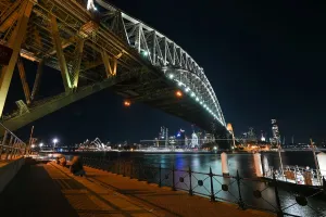 AUSTRALIA-EARTH HOUR-SYDNEY-BRIDGE