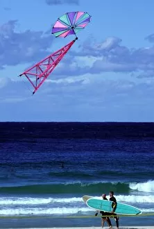 Images Dated 12th September 2004: Australia-Kites-Windmill