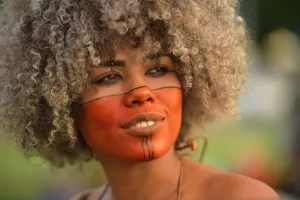 Brazil - Woman - Portrait - Indigenous - Face Brazil - Woman - Portrait - Indigenous - Face
