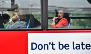 Offbeat Quirky Images Gallery: Britain-Offbeat-Don t be Late