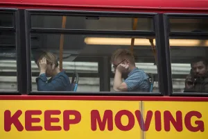 Offbeat Quirky Images Gallery: Britain-Transport-Offbeat-Keep Moving