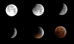 Images Dated 21st January 2019: Combo-Portugal-Moon-Eclipse