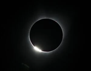 Images Dated 21st August 2017: The Diamond Ring Effect during a total solar eclipse as seen from the Lowell Observatory