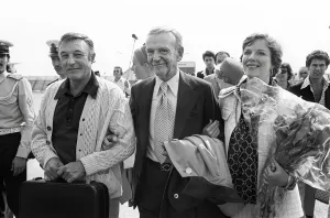 Gene Kelly, Fred Astaire and his Daughter 1976 Gene Kelly, Fred Astaire and his Daughter 1976