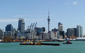 <b class=qtipBold><figcaption>New Zealand-Feature</figcaption></b><br>A general view of the city centre skyline of Auckland in New Zealand is seen in this photograph taken on October 20, 2011 from a ferry boat in Auckland Harbour. AFP PHOTO/PAUL ELLIS / AFP PHOTO / PAUL ELLIS<br><em>© Copyright Agence France-Presse (AFP) - All Rights Reserved</em> New Zealand-Feature
