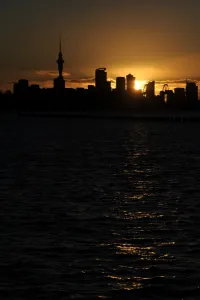 <b class=qtipBold><figcaption>New Zealand-Feature</figcaption></b><br>The view from Okahu Bay as the sun sets over the city of Auckland in New Zealand on September 26, 2011. AFP PHOTO/PAUL ELLIS / AFP PHOTO / PAUL ELLIS<br><em>© Copyright Agence France-Presse (AFP) - All Rights Reserved</em> New Zealand-Feature