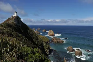 <b class=qtipBold><figcaption>New Zealand-Feature-Lighthouse</figcaption></b><br>View of the light house of Nugget point in The Catlins on September 25, 2011. AFP PHOTO / CHRISTOPHE SIMON / AFP PHOTO / CHRISTOPHE SIMON<br><em>© Copyright Agence France-Presse (AFP) - All Rights Reserved</em> New Zealand-Feature-Lighthouse