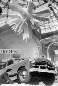 Vintage archive/transport auto/preparing ford vedette paris car Vintage archive/transport auto/preparing ford vedette paris car