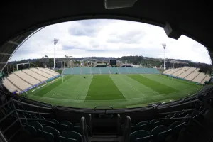<b class=qtipBold><figcaption>Rugbyu-Nz-Auckland-Stadium</figcaption></b><br>North Harbour stadium in Auckland, New Zealand. AFP PHOTO / FRANCK FIFE / AFP PHOTO / FRANCK FIFE<br><em>© Copyright Agence France-Presse (AFP) - All Rights Reserved</em> Rugbyu-Nz-Auckland-Stadium