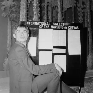 Soviet born ballet dancer Rudolf Nureyev Poses at the Theatre des Champs Elyses Soviet born ballet dancer Rudolf Nureyev Poses at the Theatre des Champs Elyses