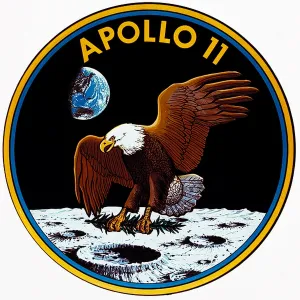 Space-Moon-Apollo Xi-Insignia