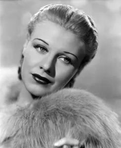 Prints of Undated file picture shows US actress, dancer and singer Ginger Rogers widely known for performing in films and RKOs musical films, partnered with Fred Astaire Actors And Actress Prints: Print of Ginger Rogers Portrait