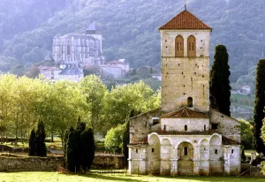 View of Basilica of Saint-Just de Valcabrere View of Basilica of Saint-Just de Valcabrere