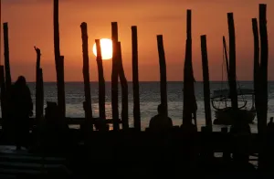 Zanzibar Sunset Postcard Zanzibar Sunset Postcard