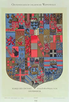 Images Dated 7th January 2008: 01315 Coat of Arms of the Austro-Hungarian Empire, showing the armorial bearings of