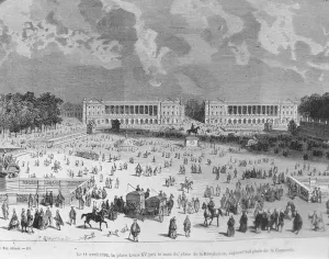 On 11 April, 1792, Place Louis XV was renamed Place de la Revolution On 11 April, 1792, Place Louis XV was renamed Place de la Revolution