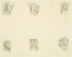 11 corbel heads about the cloisters of Bristol Cathedral (pencil & on paper) 11 corbel heads about the cloisters of Bristol Cathedral (pencil & on paper)