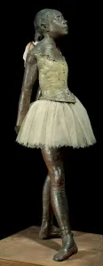 14 years old or great dancer dressed Sculpture by Edgar Degas (1834-1917 14 years old or great dancer dressed Sculpture by Edgar Degas (1834-1917