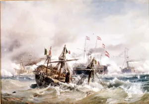 20/07/1866: Battle of Lissa off Dalmatia: the Austrians destroy the Italian fleet 20/07/1866: Battle of Lissa off Dalmatia: the Austrians destroy the Italian fleet