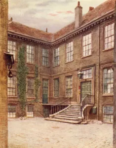 No 23 Great Winchester Street, 1890 (colour litho) No 23 Great Winchester Street, 1890 (colour litho)