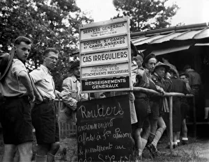 6th World Scout Jamboree, August 1947 in Moisson, France (b/w photo) 6th World Scout Jamboree, August 1947 in Moisson, France (b/w photo)