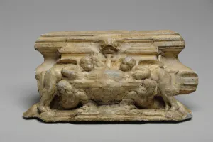 One of 9 maquettes for the Sam Wilson Chimneypiece, c.1908-14 (plaster & shellac) One of 9 maquettes for the Sam Wilson Chimneypiece, c.1908-14 (plaster & shellac)