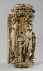 One of 9 maquettes for the Sam Wilson Chimneypiece, c.1908-14 (plaster & shellac One of 9 maquettes for the Sam Wilson Chimneypiece, c.1908-14 (plaster & shellac