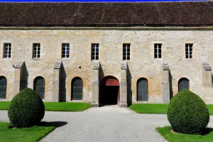 Abbey of Fontenay. East side, Building of the dormitory Abbey of Fontenay. East side, Building of the dormitory