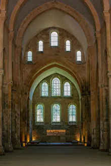 Abbey of Fontenay. Flat chevet of the abbey church (photography) Abbey of Fontenay. Flat chevet of the abbey church (photography)