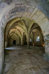Abbey of Fontenay. Room inside the forge (photography) Abbey of Fontenay. Room inside the forge (photography)