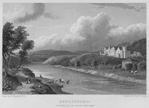 Abbotsford, Residence of Sir Walter Scott, Baronet (engraving) Abbotsford, Residence of Sir Walter Scott, Baronet (engraving)