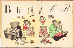 ABC OF BABAR B, 1939 (illustration) ABC OF BABAR B, 1939 (illustration)