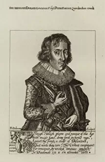 Abraham Darcie, English author and translator (engraving)