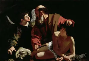 Abraham Sacrificing Isaac by Caravaggio, Michelangelo (1571-1610) Abraham Sacrificing Isaac by Caravaggio, Michelangelo (1571-1610)