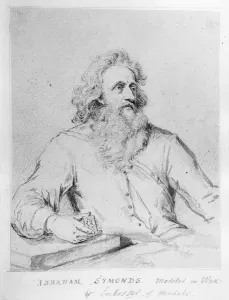 Abraham Symonds, after a portrait by Sir Godfrey Kneller (pen & ink and wash on paper) Abraham Symonds, after a portrait by Sir Godfrey Kneller (pen & ink and wash on paper)