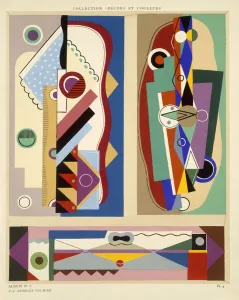 Abstract designs, from Decorations and Colours, published 1930 (colour litho) Abstract designs, from Decorations and Colours, published 1930 (colour litho)