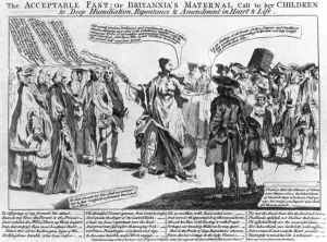 The Acceptable Fast, published by Thomas Kitchin, 1756 (engraving) The Acceptable Fast, published by Thomas Kitchin, 1756 (engraving)
