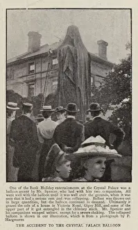 The Accident to the Crystal Palace Balloon (b/w photo) The Accident to the Crystal Palace Balloon (b/w photo)