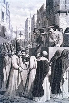 Accompanying the Prisoners Condemned by the Inquisition Court to be Burnt at the Stake, 1610 Accompanying the Prisoners Condemned by the Inquisition Court to be Burnt at the Stake, 1610