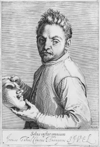 The Actor Jean Gabriel Swel (engraving) (b/w photo) The Actor Jean Gabriel Swel (engraving) (b/w photo)