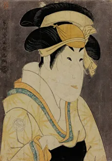 Actor Segawa Kikunojo III as Oshizu, the Wife of Tanabe Bunzo, 1794 (woodblock print) Actor Segawa Kikunojo III as Oshizu, the Wife of Tanabe Bunzo, 1794 (woodblock print)