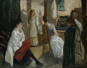 Dressing Room Gallery: An actresss wardrobe, 1882 (oil on canvas)