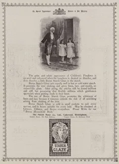Advertisement, Borax Starch Glaze (engraving) Advertisement, Borax Starch Glaze (engraving)
