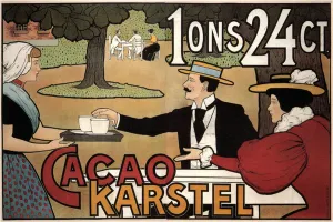 Advertising for Cacao karstel, 1890 (lithograph) Advertising for Cacao karstel, 1890 (lithograph)