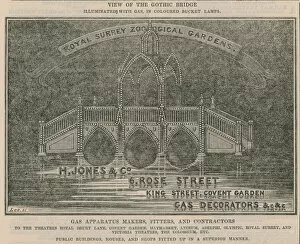 King Street Gallery: Advert for H Jones & Co, 6 Rose Street, King Street, Covent Garden (engraving)