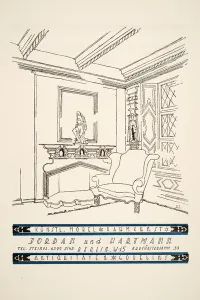 Advertisement for Jordan und Hartmann, from Styl, pub.1922 (pochoir print) Advertisement for Jordan und Hartmann, from Styl, pub.1922 (pochoir print)