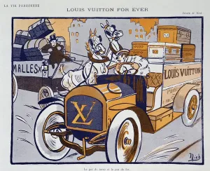 Early 20th Century Louis Vuitton Print Advertisement. Art Prints