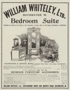 Queens Road Gallery: Advertisement, William Whiteley (engraving)
